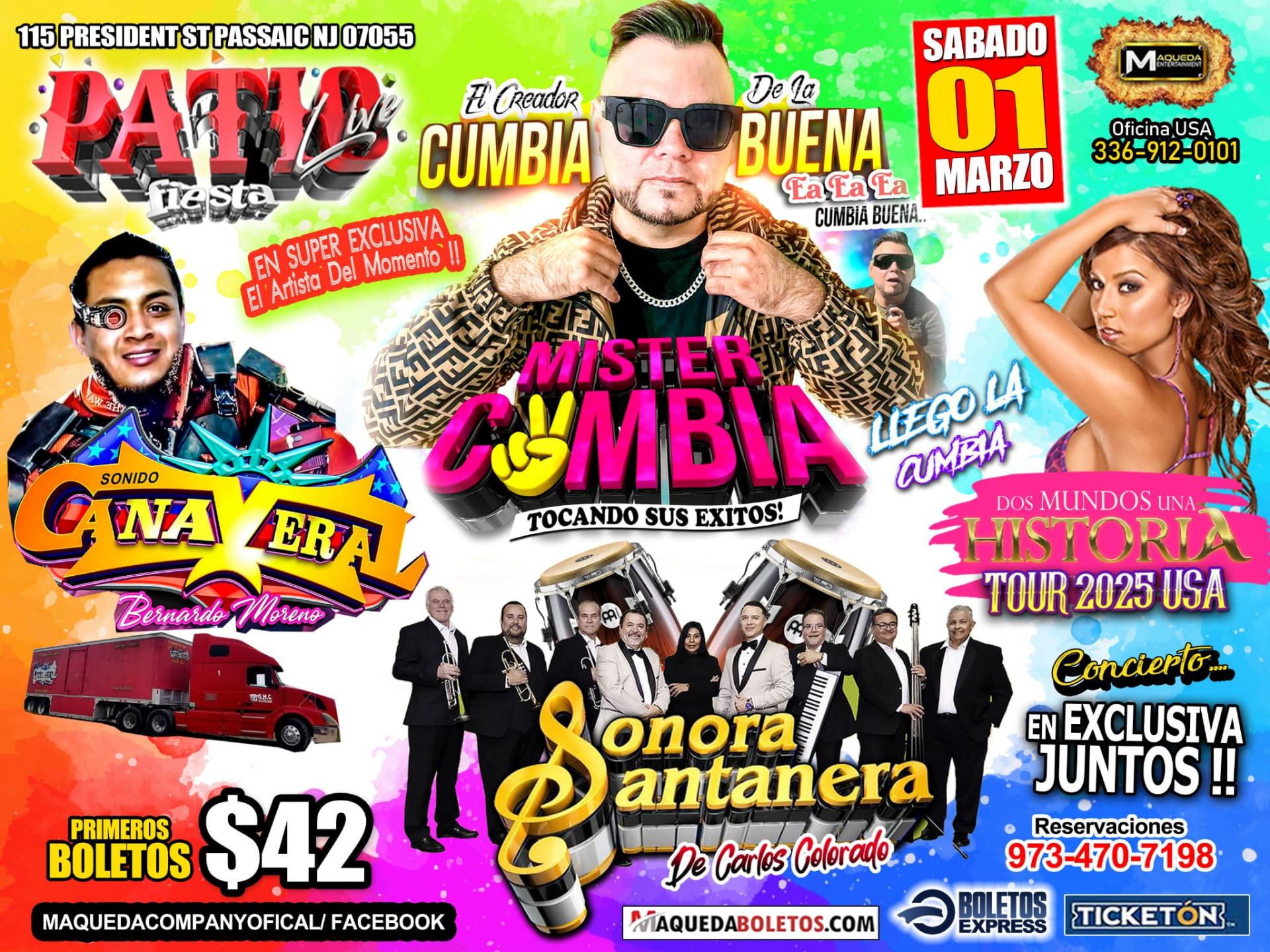 MISTER CUMBIA, SONORA SANTANERA, CAÑAVERAL