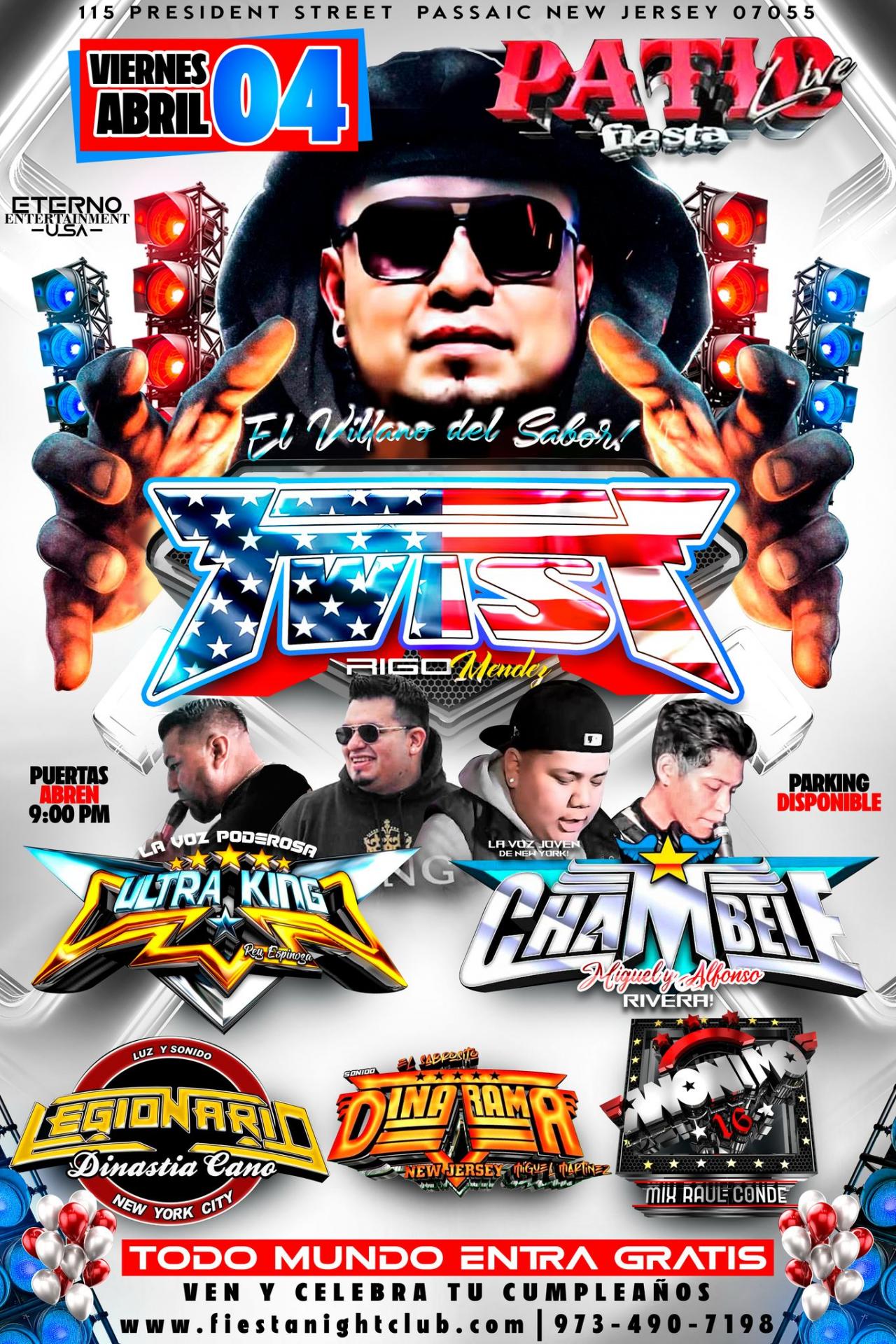 SONIDO TWIST, ULTRA KING, CHAMBELE, LEGIONARIO, DINARAMA, WONIMO