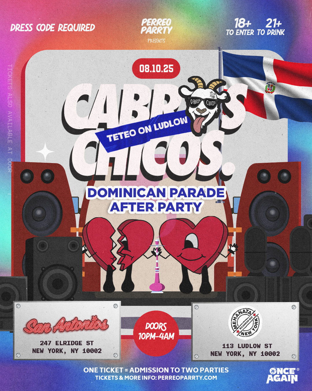 Cabros Chicos - Dominican Parade After Party  - (18+)