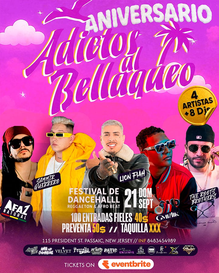 Buy tickets for ANIVERSARIO ADICTO AL BELLAQUEO ANIVERSARIO ADICTO AL BELLAQUEO