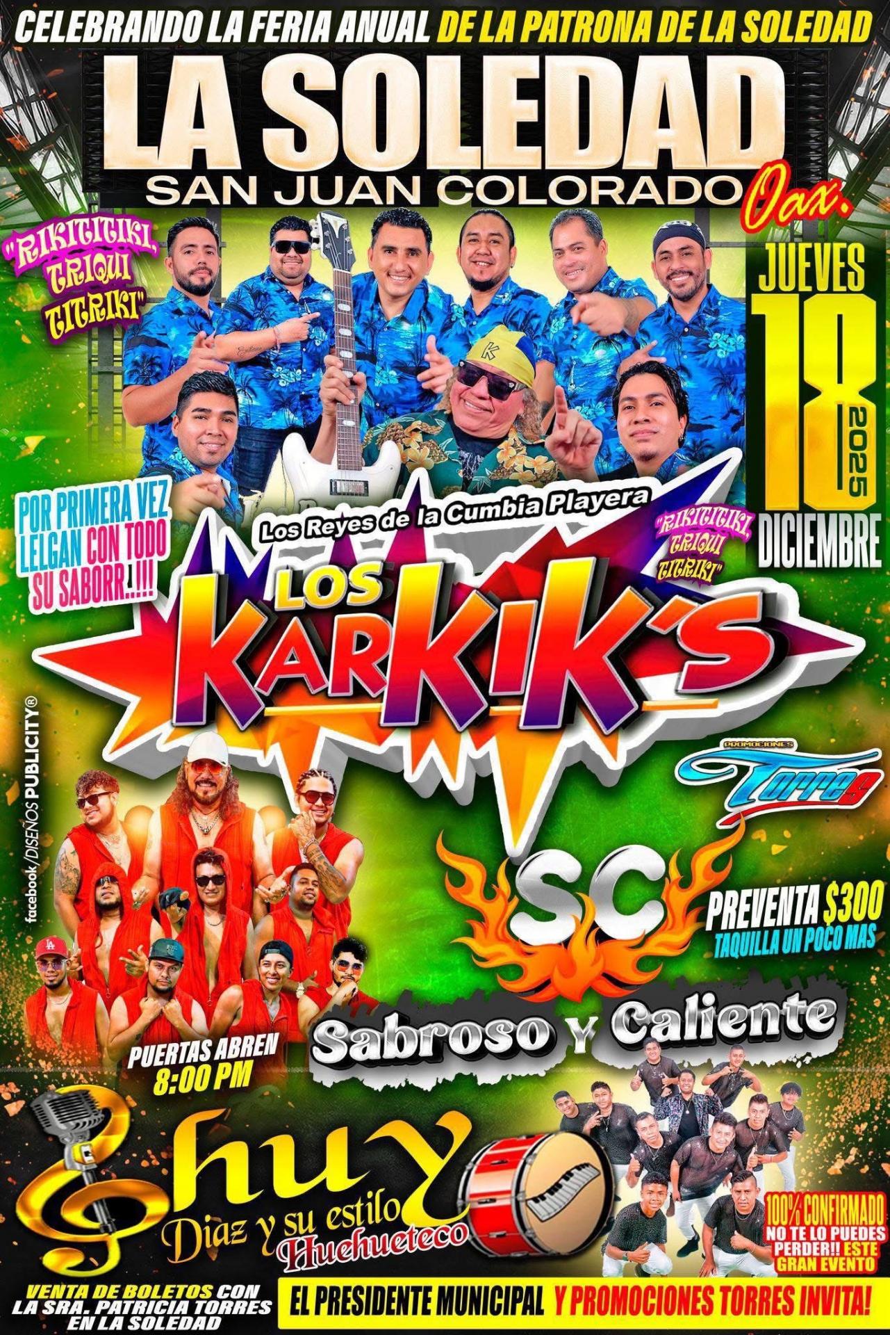 LOS KARKIK'S | SC SABROSO Y CALIENTE | CHUY DIAZ Y SU ESTILO