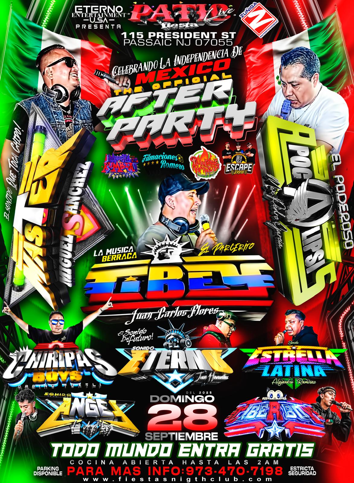 SONIDO MASTER, APOCALIPSIS, CIBEY,CHIRIPAS, ETERNO, ESTRELLA LATINA, ANGEL, CIBERBOY