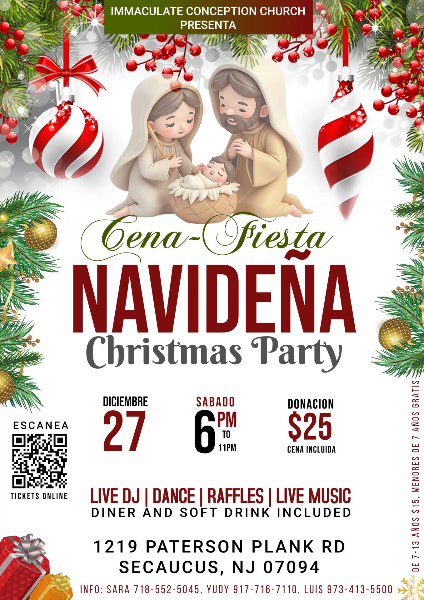 Cena Y Fiesta Navideña