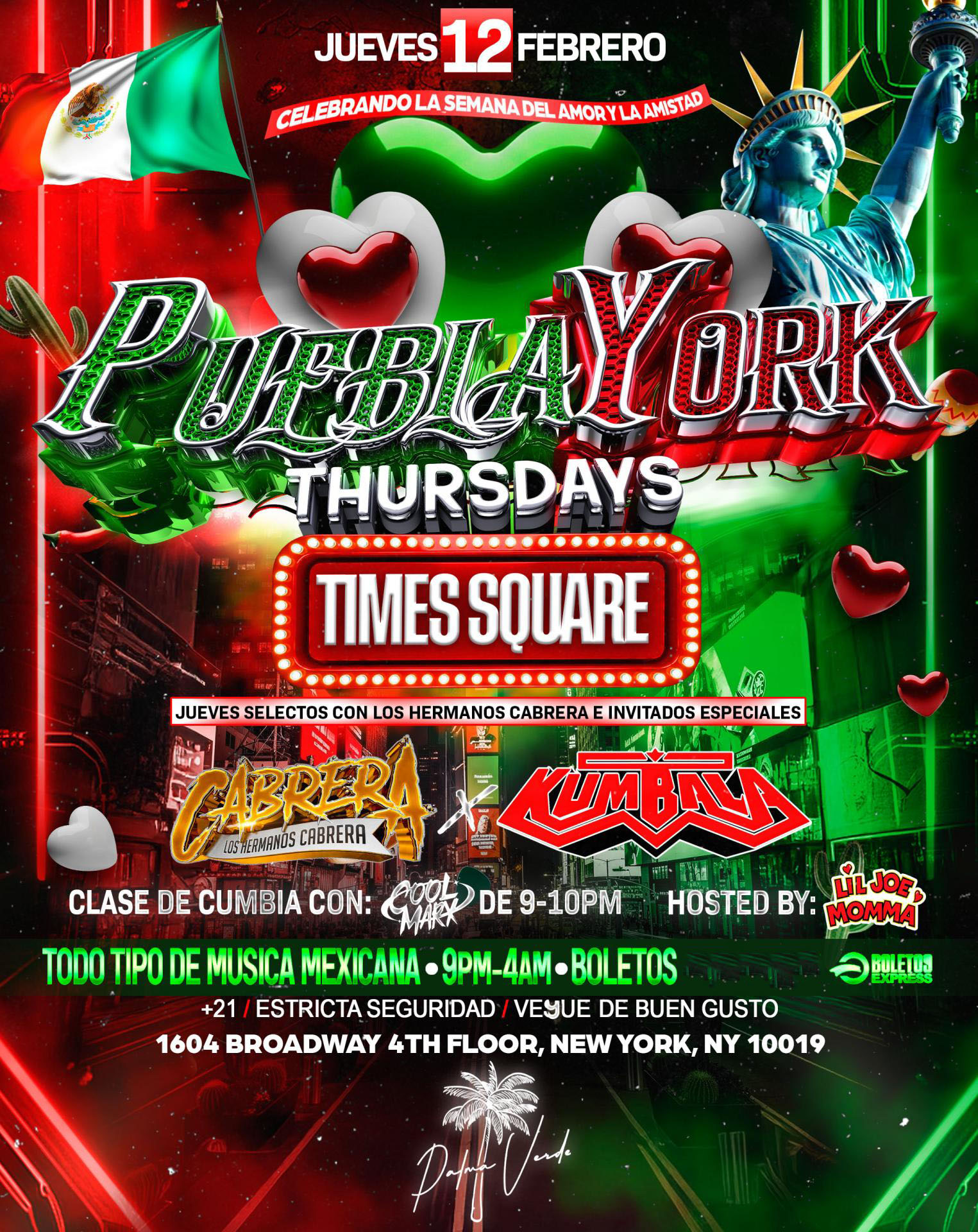 PueblaYork Thursdays Times Square