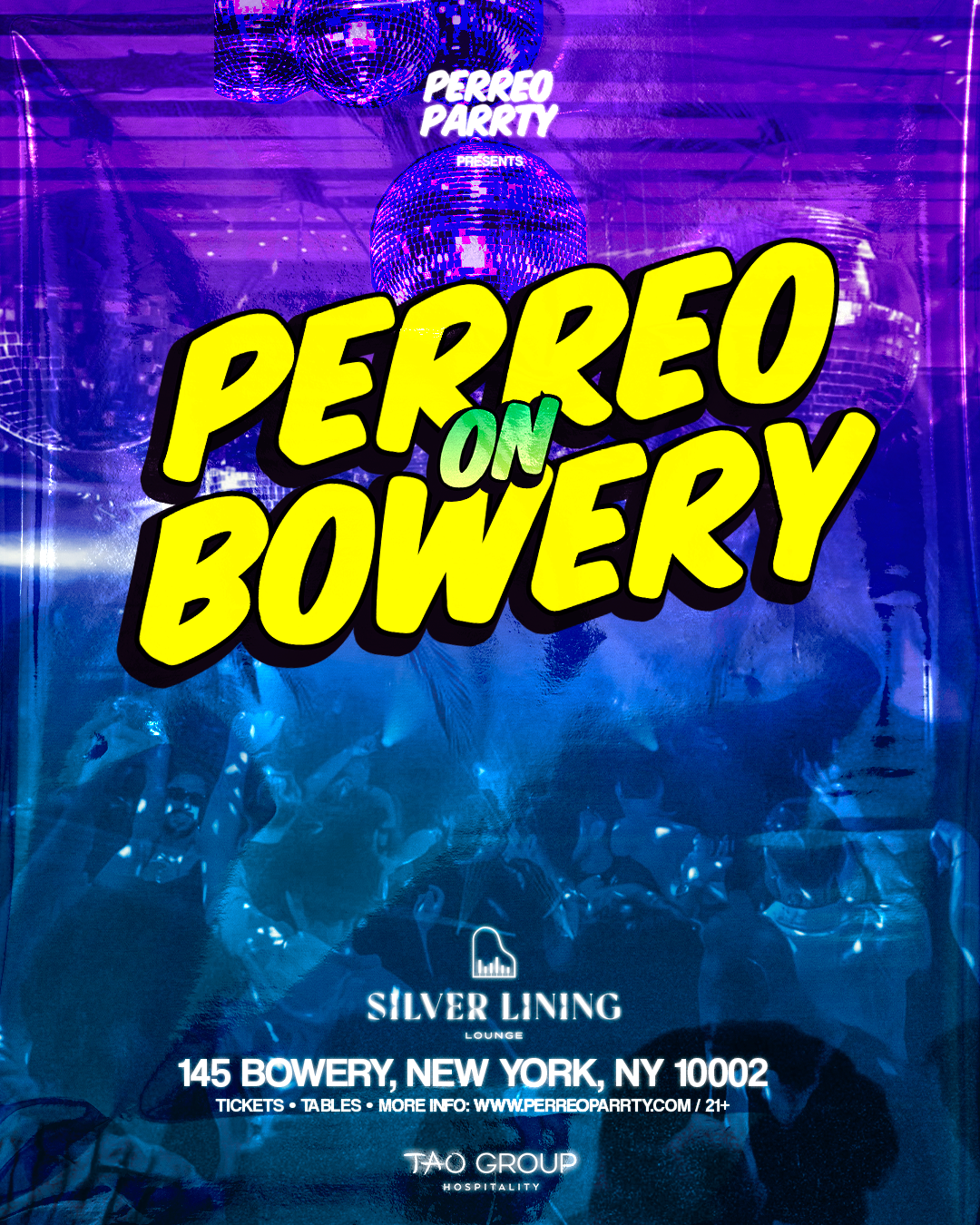 Buy tickets for PERREO ON BOWERY - Latin & Reggaeton Party at Downtown NYC PERREO ON BOWERY - Latin & Reggaeton Party at Downtown NYC