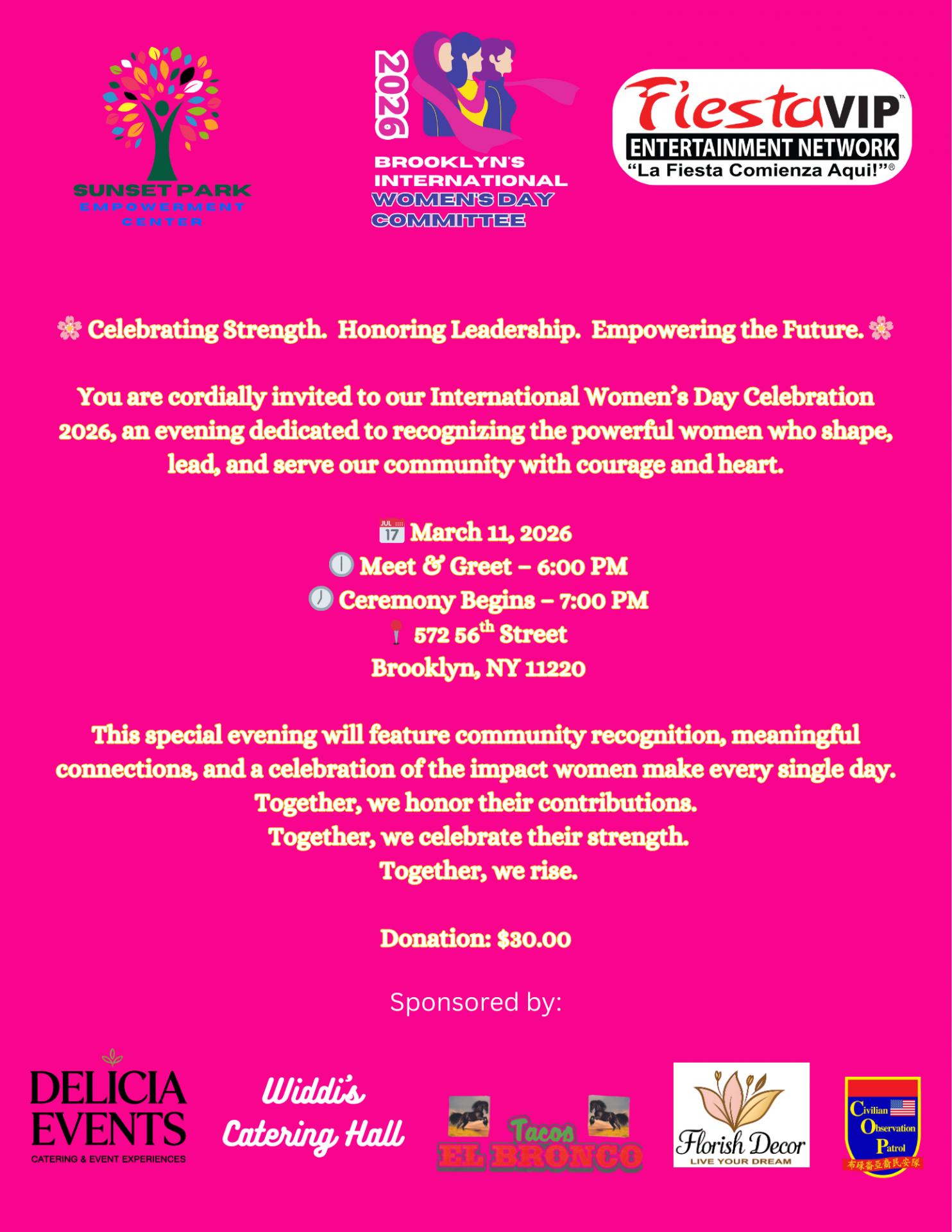 International Women's Day Celebration