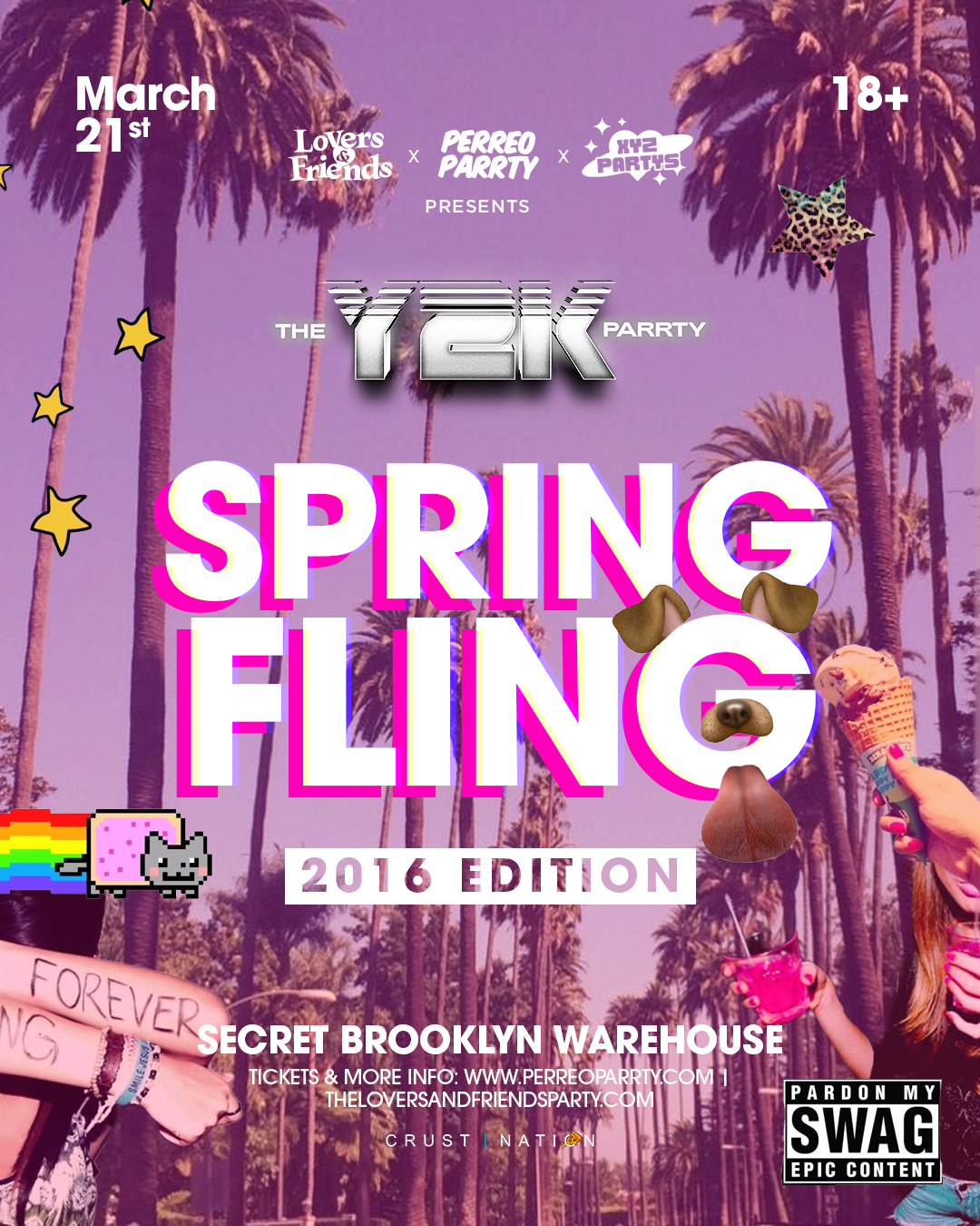 Buy tickets for SPRING FLING - Y2K Parrty - 2016 Edition - Secret Brooklyn Warehouse | 18+ SPRING FLING - Y2K Parrty - 2016 Edition - Secret Brooklyn Warehouse | 18+