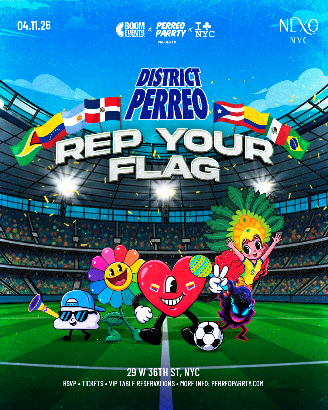 Buy tickets for Rep Your Flag Rep Your Colors Reggaeton Party at Nexo Club Midtown Rep Your Flag Rep Your Colors Reggaeton Party at Nexo Club Midtown