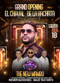 Buy tickets for EL CHAVAL DE LA BACHATA | THE NEW MAMBO EL CHAVAL DE LA BACHATA | THE NEW MAMBO