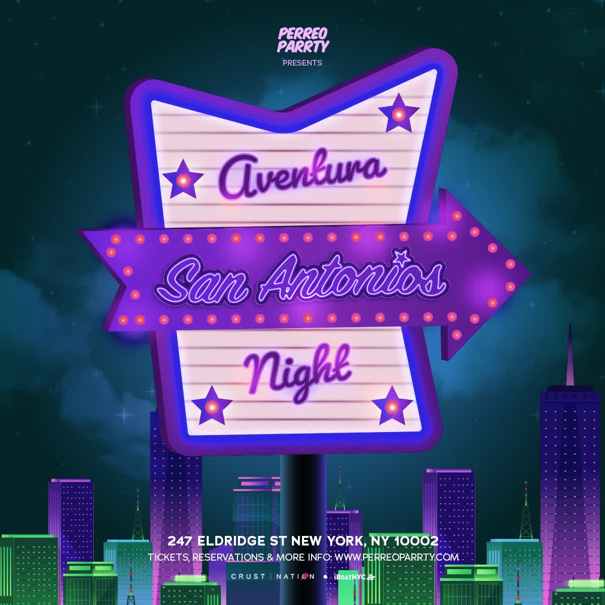 Buy tickets for Aventura Night - #1 Bachata Party at San Antonios NYC Aventura Night - #1 Bachata Party at San Antonios NYC