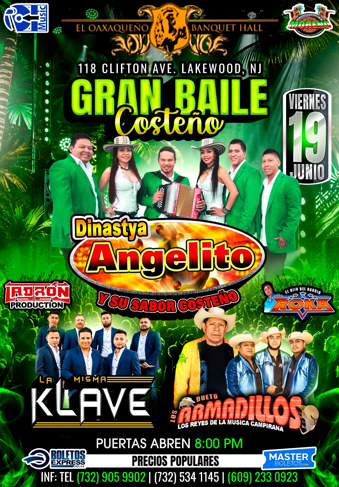 Buy tickets for DINASTYA ANGELITO & SU SABOR COSTEÑO DINASTYA ANGELITO & SU SABOR COSTEÑO