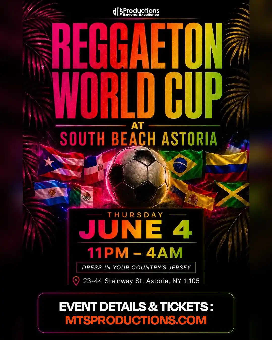 Reggaeton World Cup at South Beach Astoria NYC – Thursday, June 04