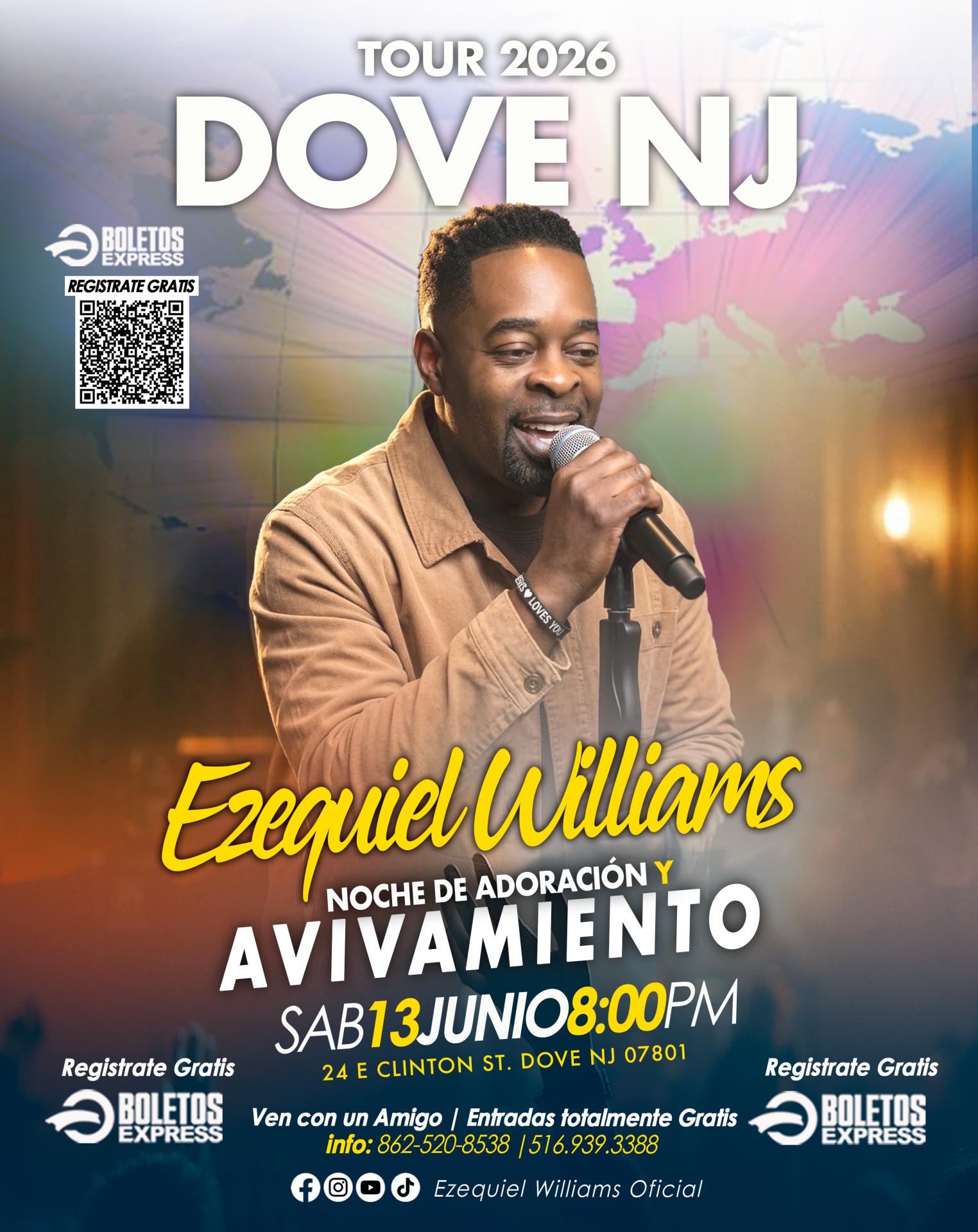 EZEQUIEL WILLIAMS - NOCHE DE JUBILO y AVIVAMIENTO