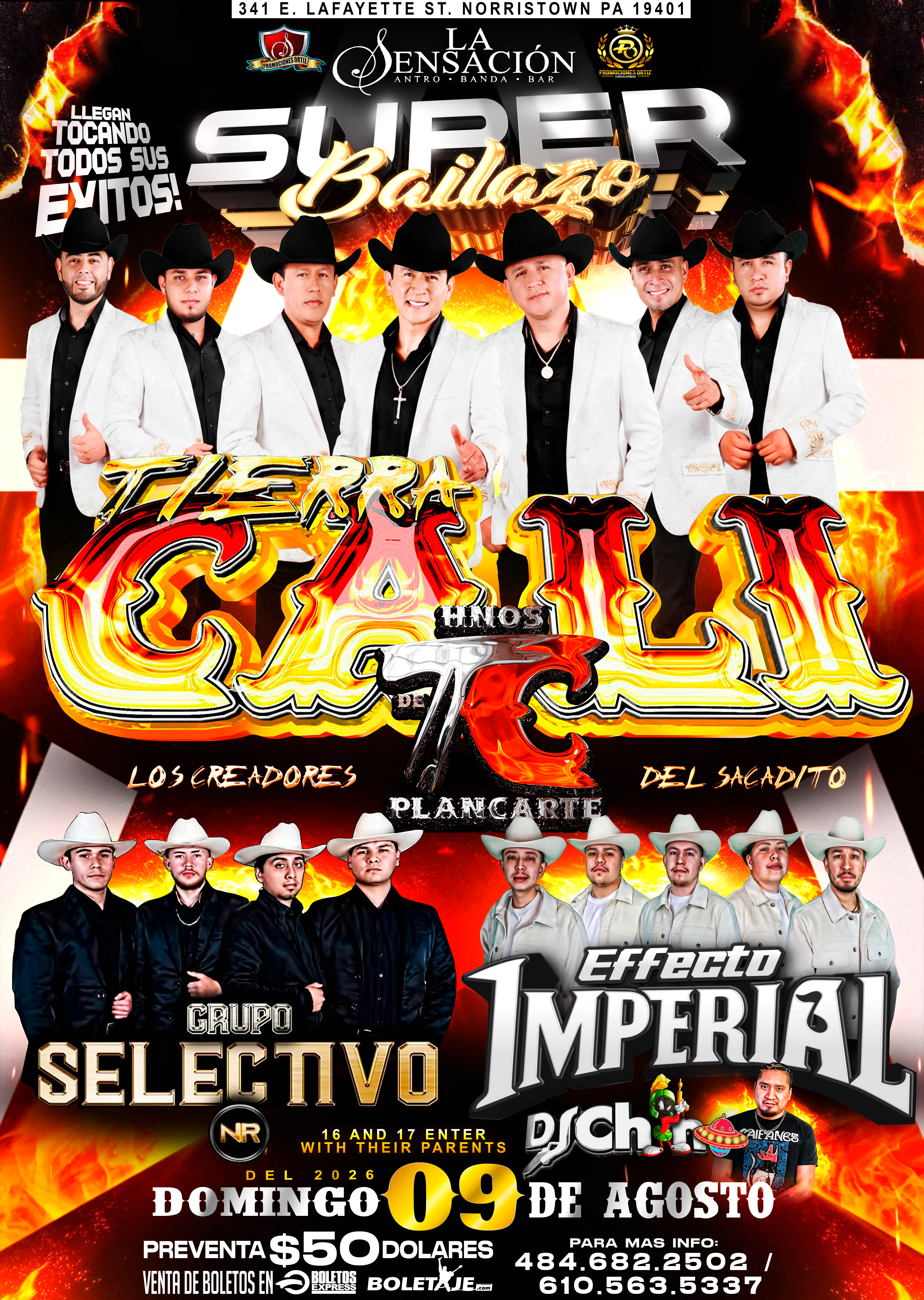 Buy tickets for TIERRA CALI | GRUPO SELECTIVO | EFFECTO IMPERIAL TIERRA CALI | GRUPO SELECTIVO | EFFECTO IMPERIAL