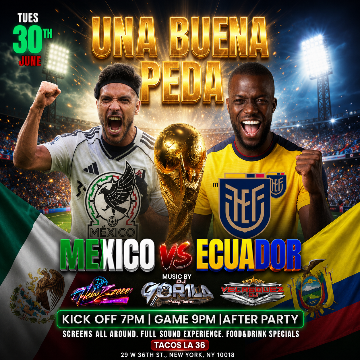 Buy tickets for Mexico round 32 watch party Mexico round 32 watch party