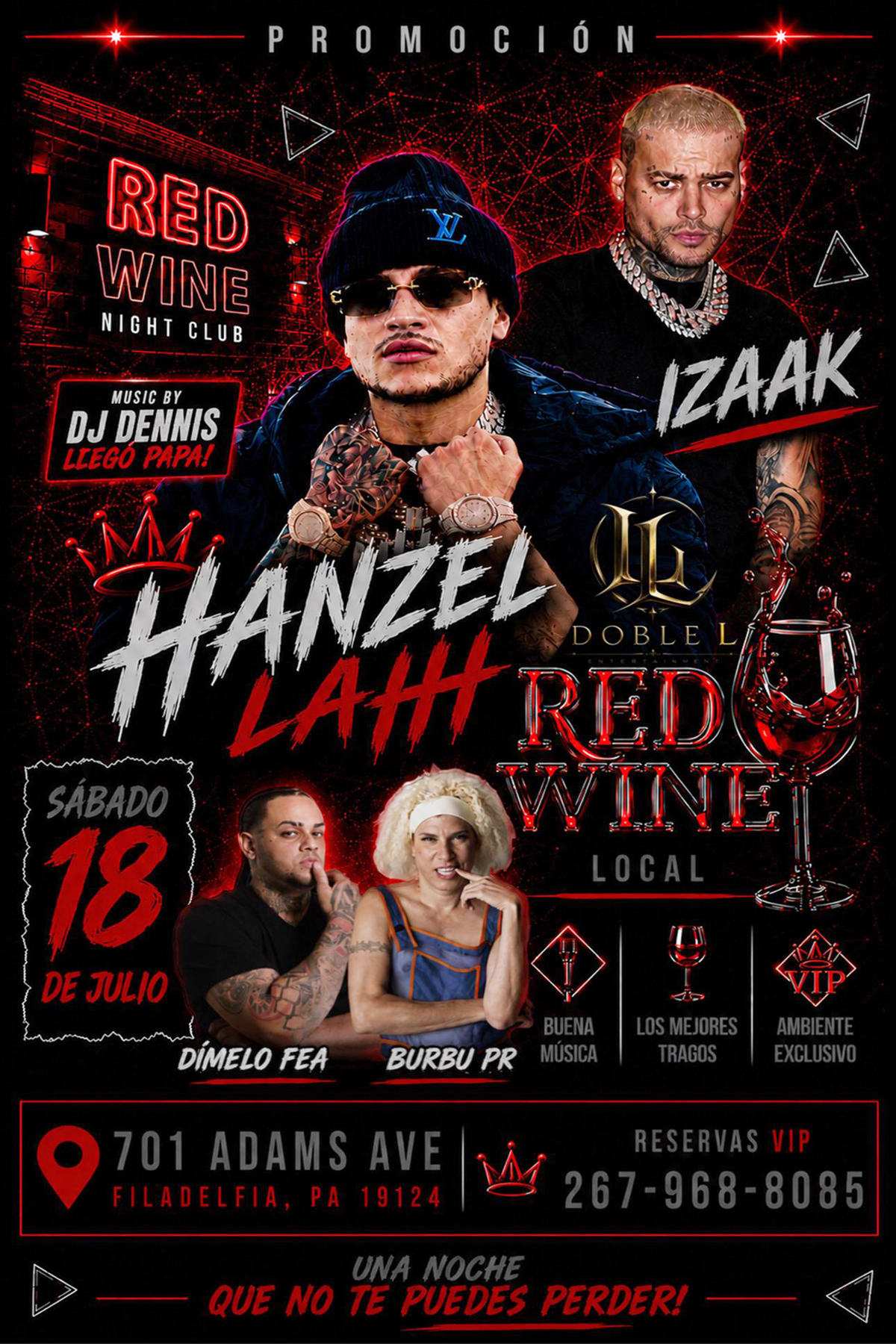Buy tickets for HANZEL LA H | IZAAK HANZEL LA H | IZAAK
