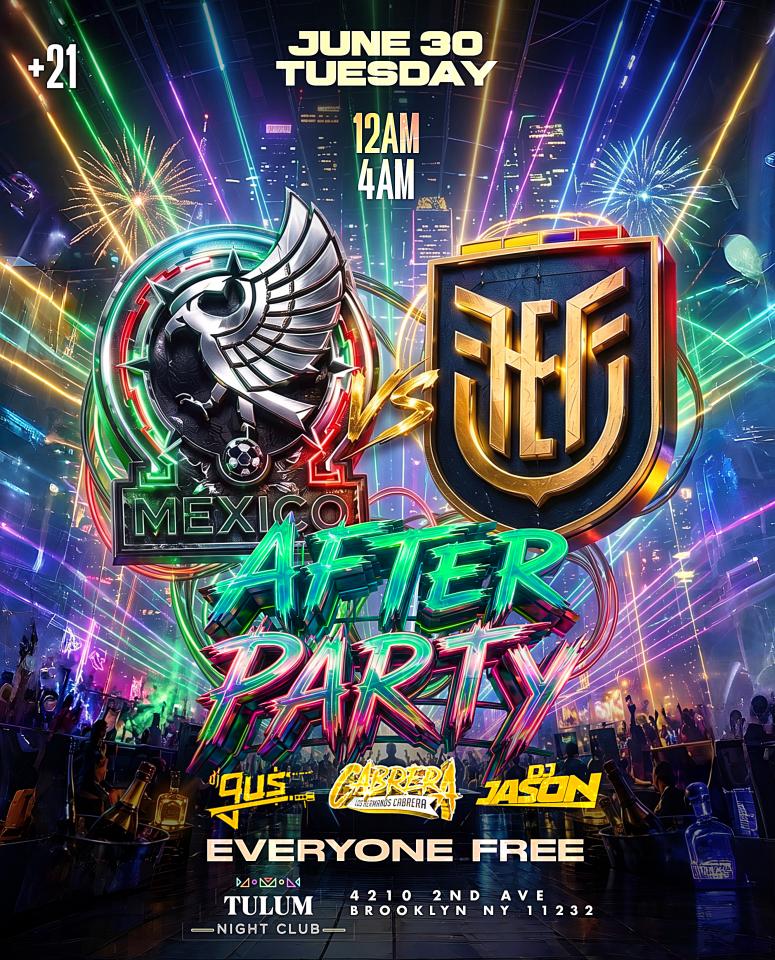 Buy tickets for Mexico vs Ecuador After Party Mexico vs Ecuador After Party