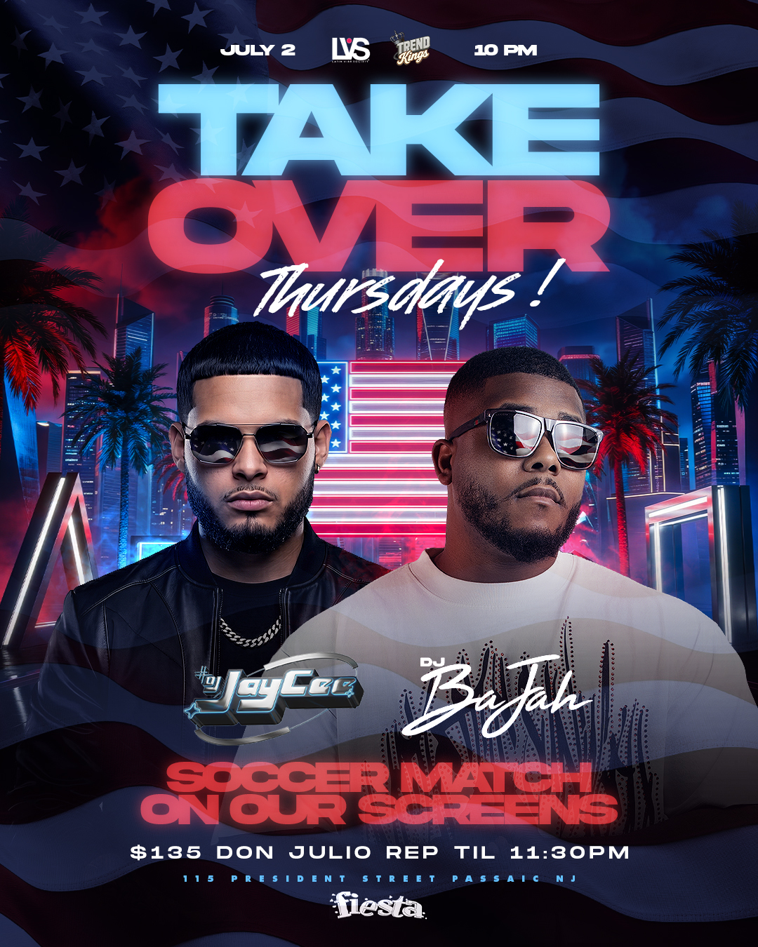 Buy tickets for TAKEOVR THURSDAY - SOCCER MATCH ON OUR SCREENS TAKEOVR THURSDAY - SOCCER MATCH ON OUR SCREENS