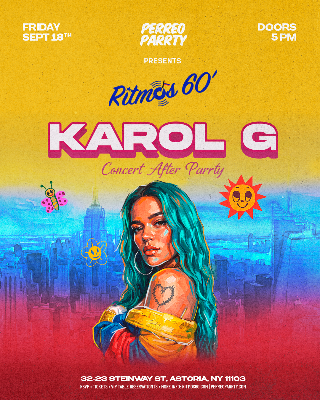Buy tickets for Karol G Concert After Party at Legendary Colombian Bar Ritmos NYC Reggaeton Karol G Concert After Party at Legendary Colombian Bar Ritmos NYC Reggaeton
