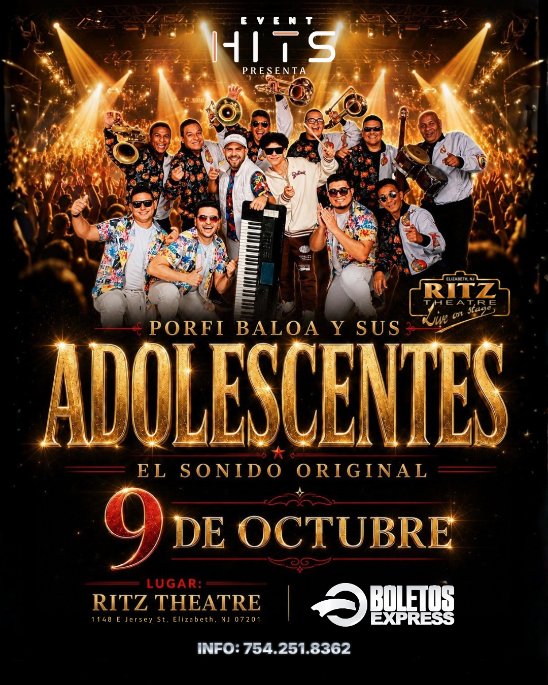 Buy tickets for Porfi Baloa y Sus Adolescentes Porfi Baloa y Sus Adolescentes