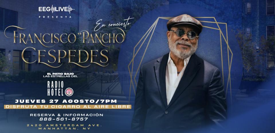 Buy tickets for Francisco Pancho Cespedes / Special Guest Lee Burgos Francisco Pancho Cespedes / Special Guest Lee Burgos