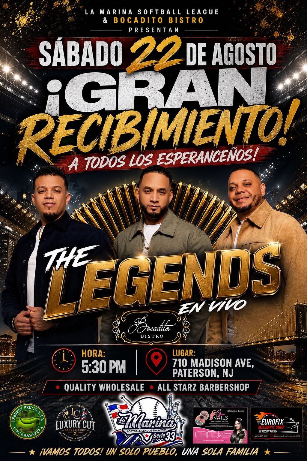 ¡GRAN RECIBIMIENTO A TODOS LOS ESPERANCEÑOS!