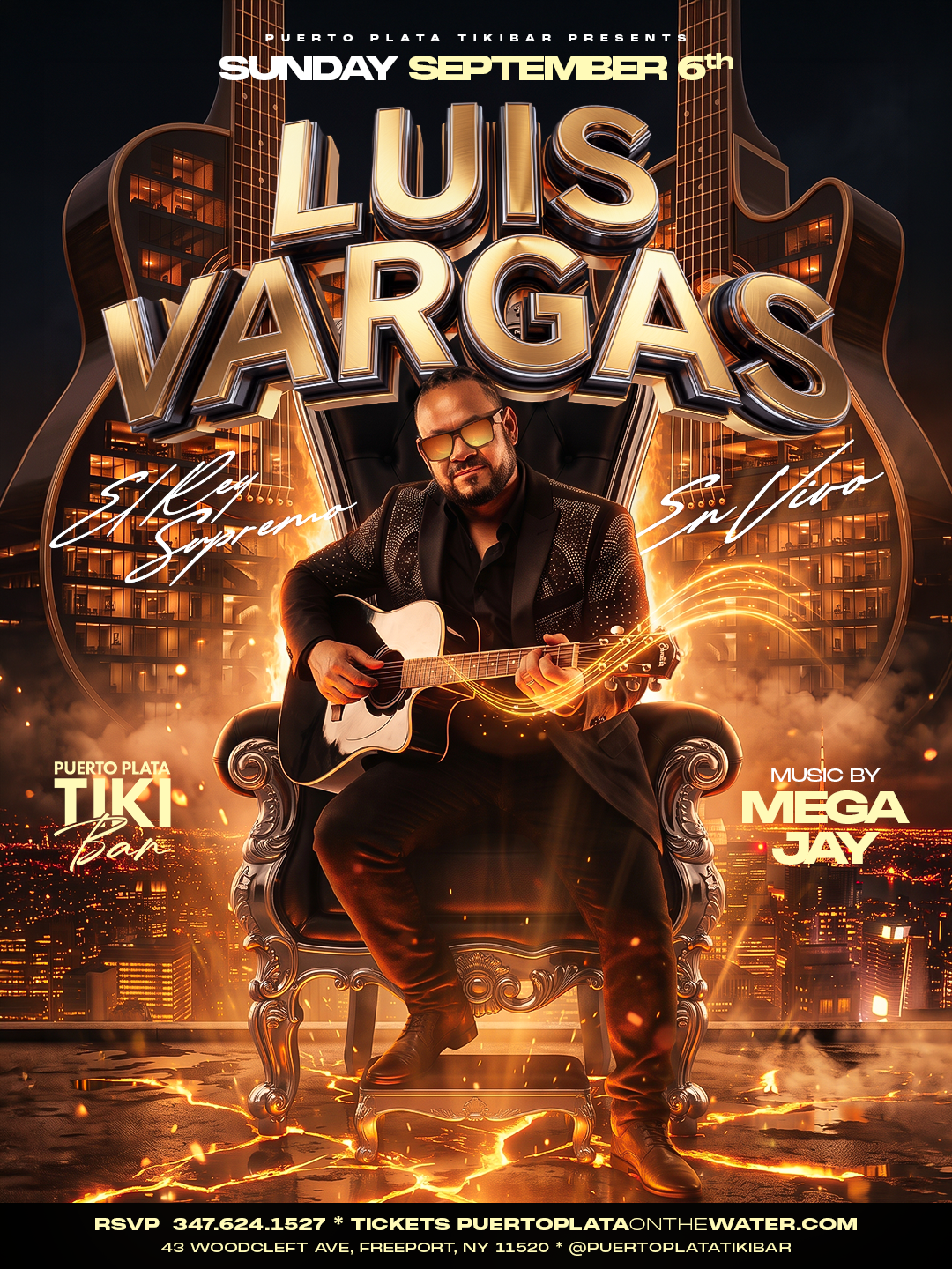 Buy tickets for LUIS VARGAS EN VIVO LABOR DAY SUNDAY LUIS VARGAS EN VIVO LABOR DAY SUNDAY