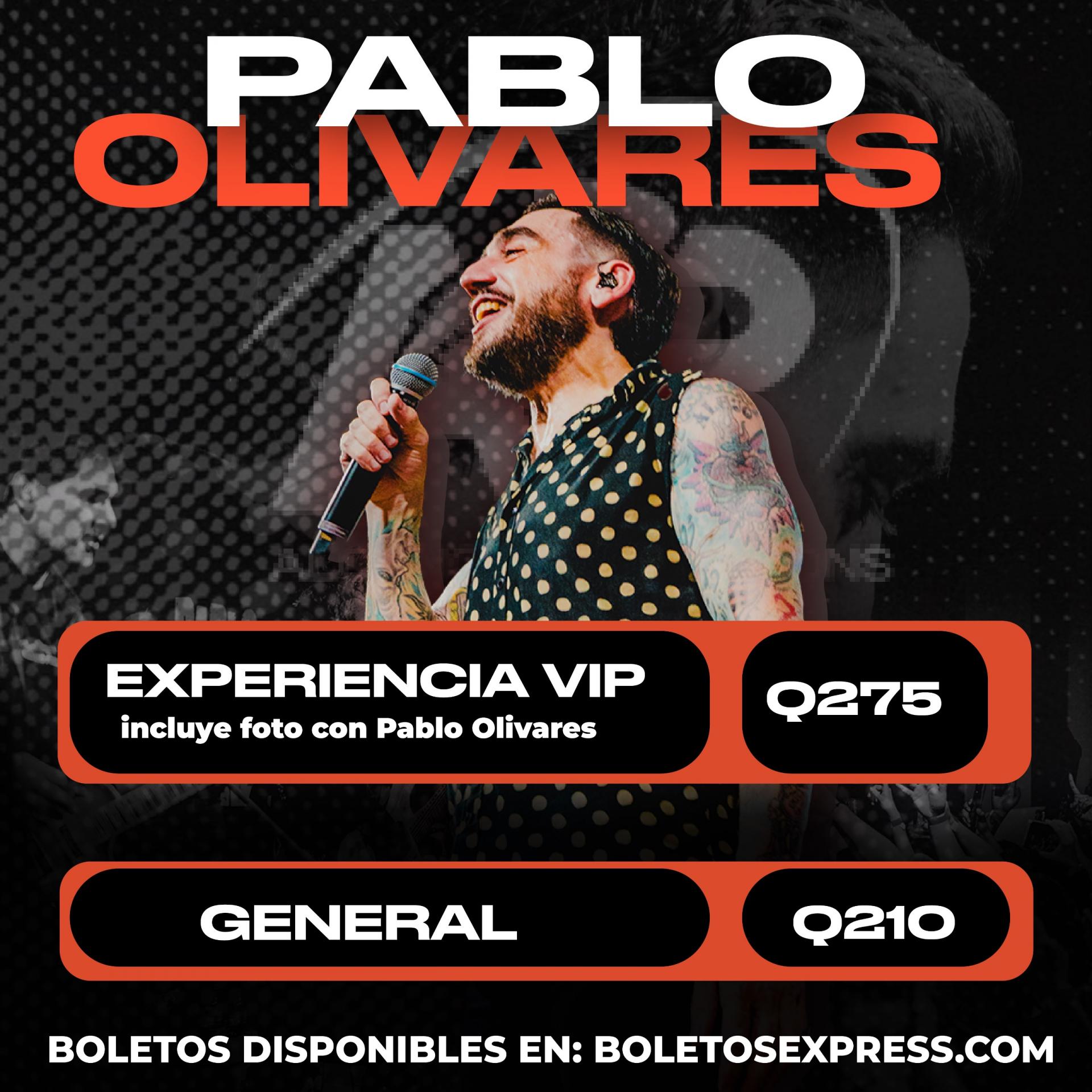 NUEVA FECHA | PABLO OLIVARES Y SU BANDA - GUATEMALA