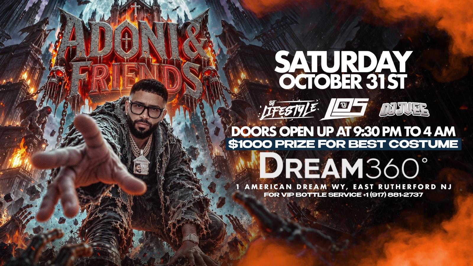 DJ Adoni en Vivo: Halloween en Dream360