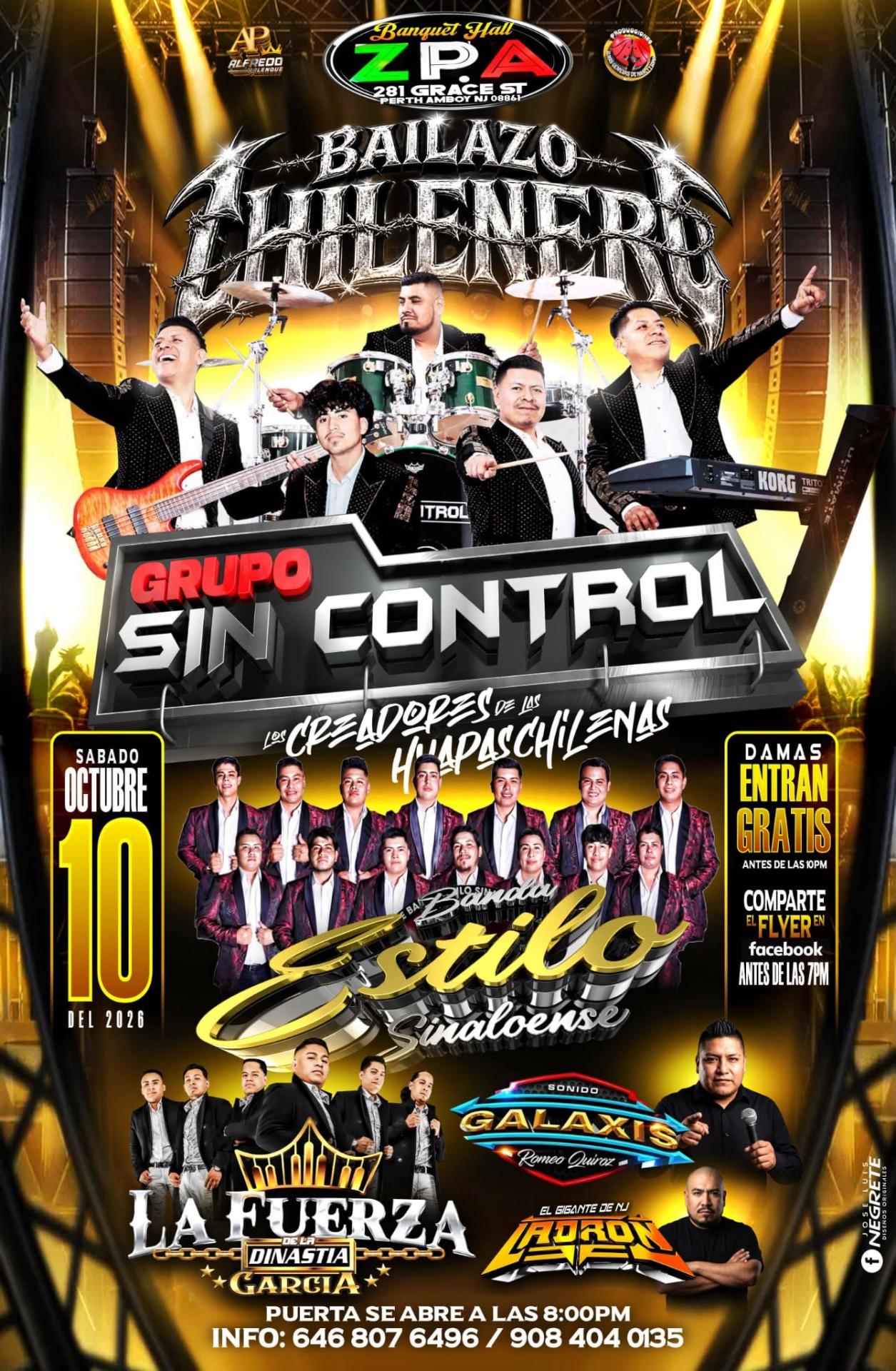Buy tickets for GRUPO SIN CONTROL | BANDA ESTILO SINALOENSE GRUPO SIN CONTROL | BANDA ESTILO SINALOENSE